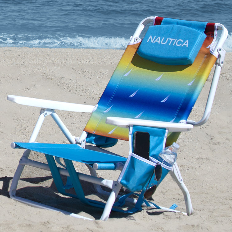 Nautica backpack sale beach chair